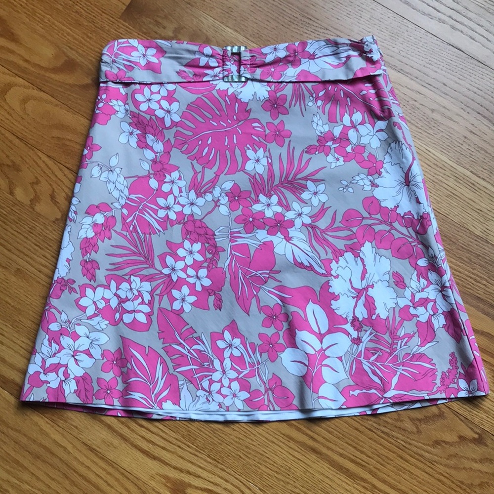 Liquid cotton A-line skirt